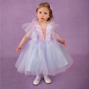 Sparkling Blue and Pink Kids Costume